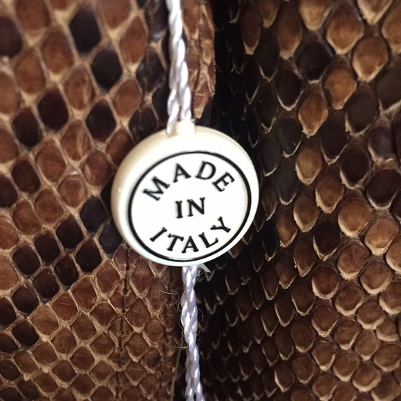 Python leather jacket - Picture 4 of 4